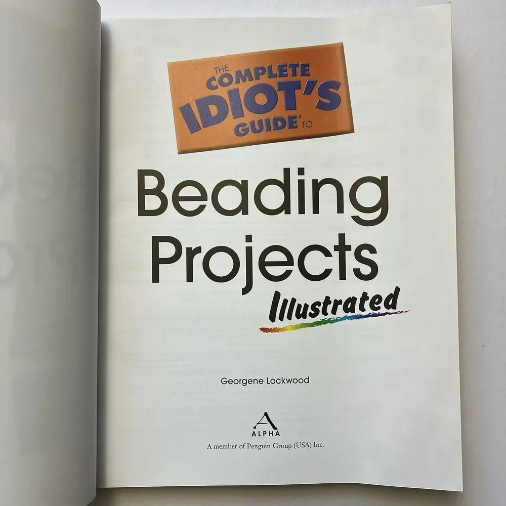Complete Idiots Guide Beading Projects Illustrated Paperback Georgene Lockwood